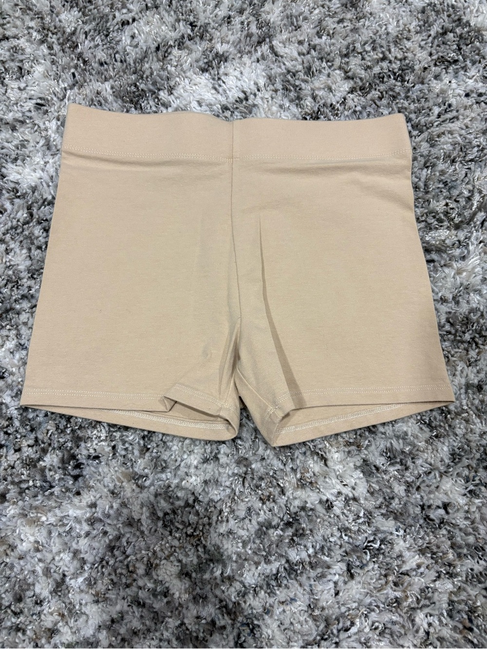 Forever 21 Beige High-Rise Bike Shorts